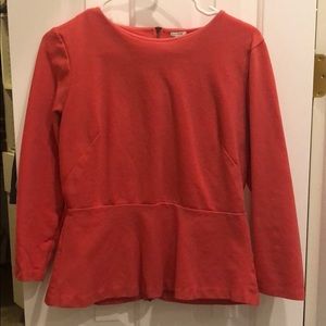 J Crew peplum blouse